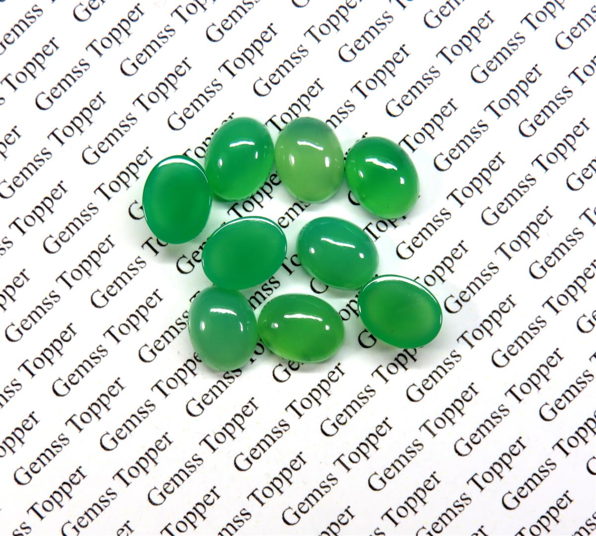 Chrysoprase 5x7 mm Oval Cabochon